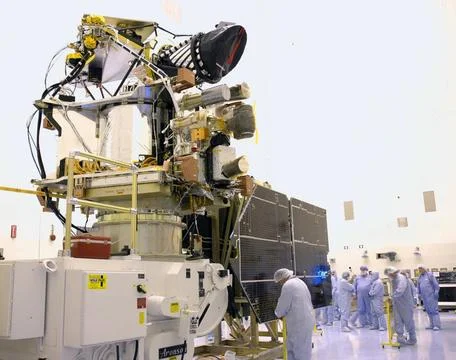 RECORD DATE NOT STATED  KENNEDY SPACE CENTER, FLA. - In the Payload Hazard... Stock Photos