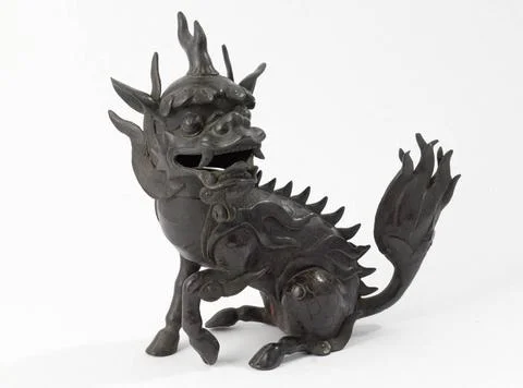 RECORD DATE NOT STATED  Ki-Lin. Bronze. Japan. XVIII-XIXth century. Paris,... 스톡 사진