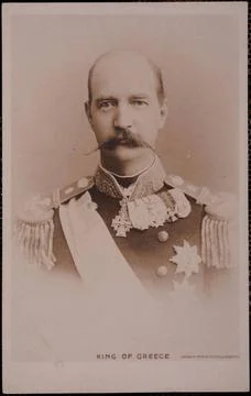 RECORD DATE NOT STATED King of Greece , Kings, George I, King of the Helle... Stock Photos