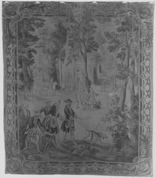 RECORD DATE NOT STATED  King and bloodhound. Oudry, Jean-Baptiste (French,... 写真素材