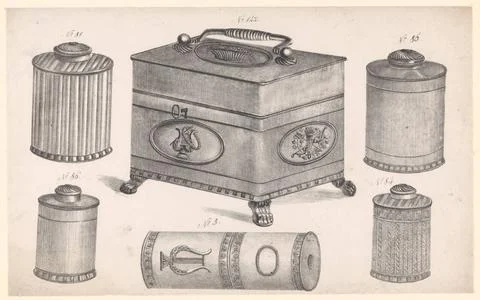 RECORD DATE NOT STATED  Kist a bus, anonymous, 1820 - 1840 print Designs f... Stock Photos