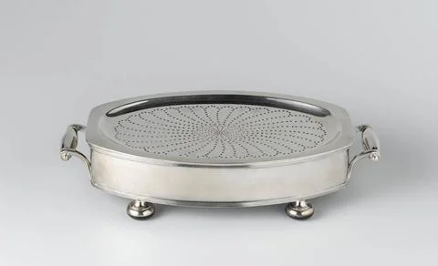 RECORD DATE NOT STATED  Komfoor, belonging to the shell, decorated with fi... 库存照片