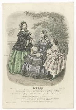RECORD DATE NOT STATED  L Iris, 1855, No. 20, 7 year: Paris rue S.te Ann (... Foto stock