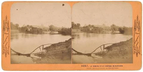 RECORD DATE NOT STATED  La Tamise et le Chateau de Windsor fonde par guill... Stock Photos