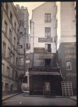 RECORD DATE NOT STATED  La Fabrique Angelot, rue du Grenier-sur-l Eau. Par... Stock-Fotos