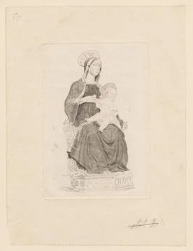RECORD DATE NOT STATED  La vierge et l Enfant jÃ sus, Stan I; Jasi Ski, Fe.. Stock Photos