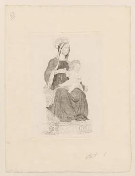 RECORD DATE NOT STATED  La vierge et l Enfant jÃ sus, Stan I; Jasi Ski, Fe.. Stock Photos