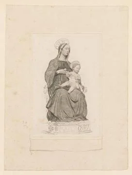 RECORD DATE NOT STATED  La Vierge et l Ongant JÃ sus, Stan IV; Jasi Ski, F.. Stockfoto's