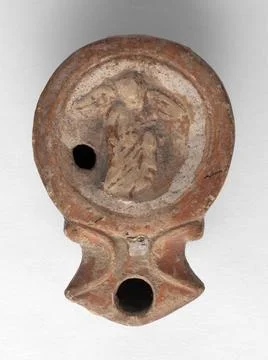 RECORD DATE NOT STATED  Lamp. Terracotta. High Empire. Eros. Paris, Carnav... 写真素材