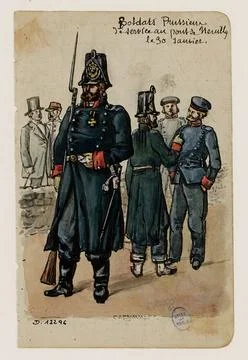RECORD DATE NOT STATED  LancelÃ vÃ , Louis, headquarters of Paris: Prussia. Foto stock