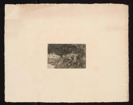 RECORD DATE NOT STATED  Landscape, Pl.4, verein für Original-Radierung in .. Foto stock