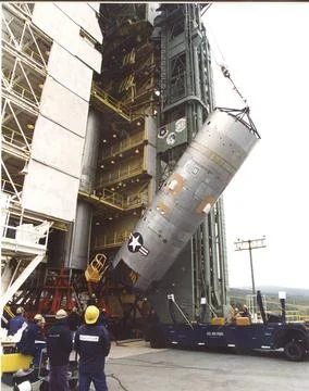 RECORD DATE NOT STATED  At the launch tower, Vandenberg Air Force Base, Ca... Stock Photos