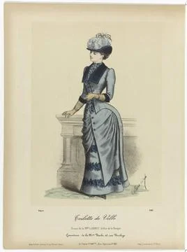RECORD DATE NOT STATED  Le Coquet, No. 185 bis, Paris Figurine, No. 161, C... 스톡 사진