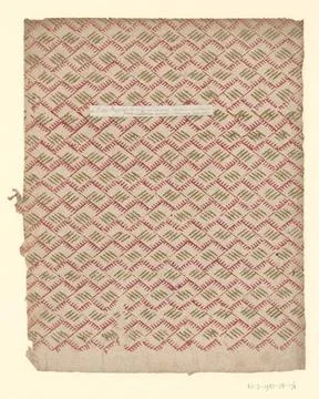 RECORD DATE NOT STATED  Leaf with rectangular pattern placed on top of eac... Stock Photos