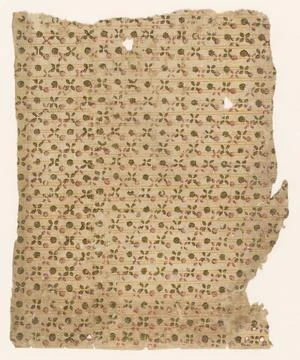 RECORD DATE NOT STATED  Leaf with spreading pattern of leaf motif and dots... Stock Photos