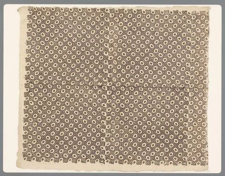 RECORD DATE NOT STATED  Leaf with spreading pattern of dots on a point sto... Stock Photos