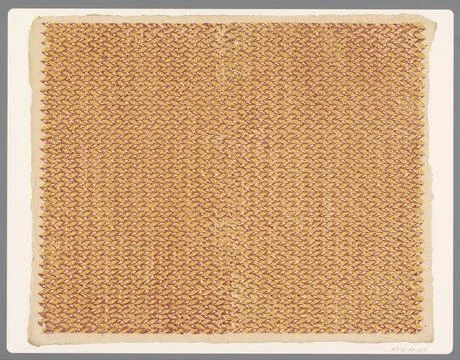 RECORD DATE NOT STATED  Leaf with job pattern with varied windows and dots... Stock Photos