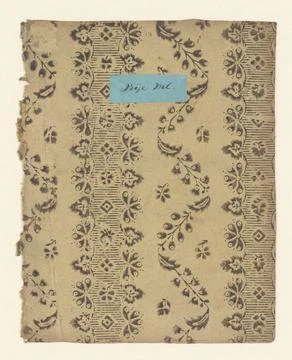 RECORD DATE NOT STATED  Leaf with lanes pattern of leaf vines and jobs, an... Stock Photos