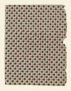 RECORD DATE NOT STATED  Leaf with regular dot pattern, anonymous, c. 1700 ... Stock Photos