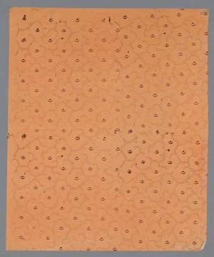 RECORD DATE NOT STATED  Leaf with pattern of dots and lines, anonymous, c.... Stock Photos