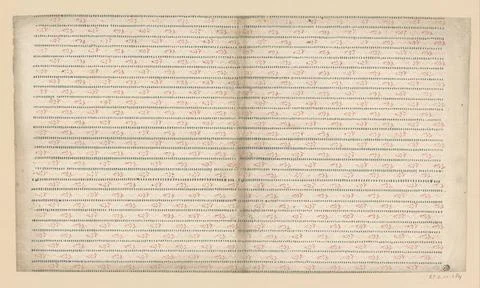 RECORD DATE NOT STATED  Leaf with lanes pattern of twig with fruit and dot... 스톡 사진