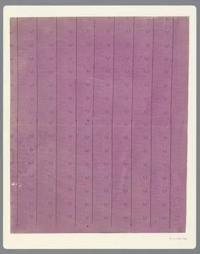 RECORD DATE NOT STATED  Leaf with vertical job pattern with dots and flora... Stock Photos