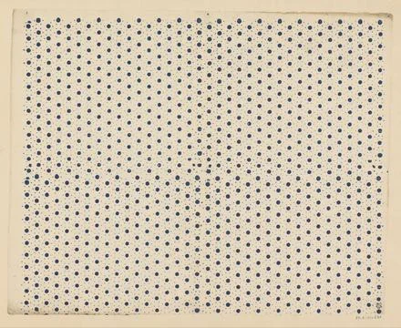 RECORD DATE NOT STATED  Leaf with spreading pattern of dots and points, An... Stock Photos