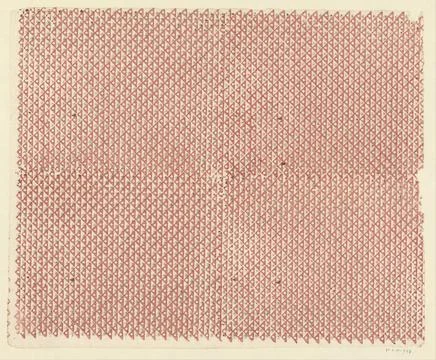 RECORD DATE NOT STATED  Leaf with regular pattern of triangles with dots a... Stock Photos