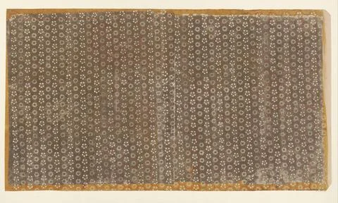 RECORD DATE NOT STATED  Leaf with grid pattern of hexagons filled with flo... Fotos de archivo