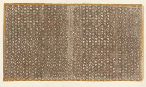 RECORD DATE NOT STATED  Leaf with grid pattern of hexagons filled with flo... Fotos de archivo