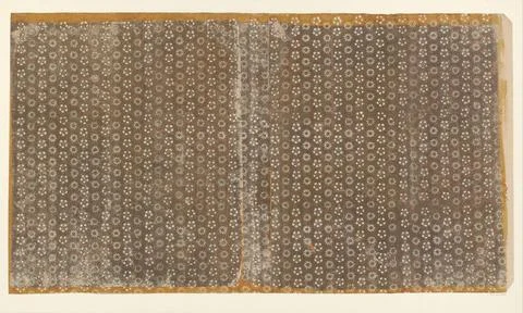 RECORD DATE NOT STATED  Leaf with grid pattern of hexagons filled with flo... Fotos de archivo