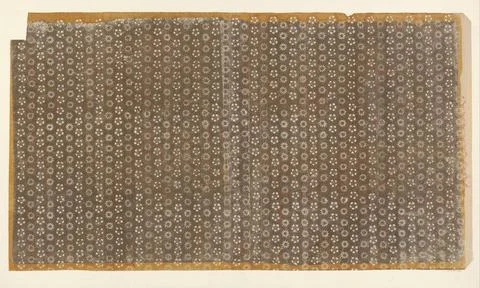 RECORD DATE NOT STATED  Leaf with grid pattern of hexagons filled with flo... Foto stock