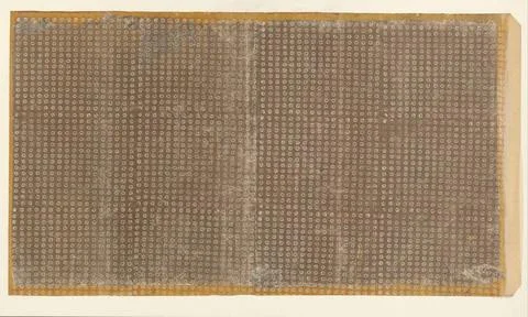 RECORD DATE NOT STATED  Leaf with grid pattern of hexagons with floral pat... Fotos de archivo