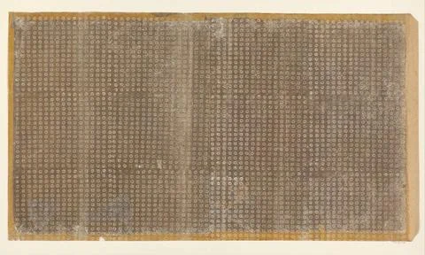 RECORD DATE NOT STATED  Leaf with grid pattern of hexagons with floral pat... Stock Photos