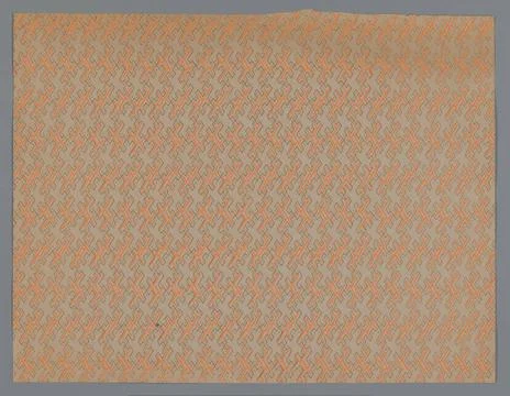 RECORD DATE NOT STATED  Leaf with geometric fantasy pattern, anonymous, c.... Stock Photos