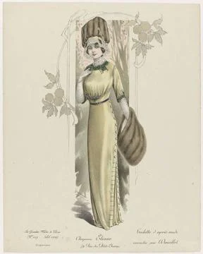 RECORD DATE NOT STATED  Les Grandes modes de Paris, Supplement, 1911, No. ... Stock Photos
