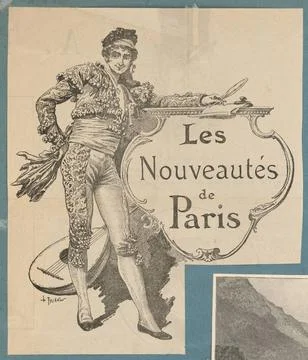 RECORD DATE NOT STATED  Les NouveutÃ s de Paris vignette; Charaire (Fl. Ca.. Stock-Fotos