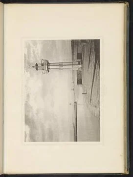 RECORD DATE NOT STATED  Lighthouse in the port of Brest, c. 1873 - In or B... Foto stock