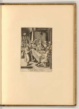 RECORD DATE NOT STATED  Lucas Hugensz. van Leyden Joseph interprets Pharao... Stock Photos