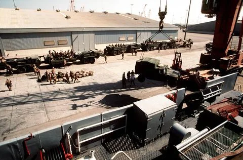 RECORD DATE NOT STATED An M-998 high-mobility multipurpose wheeled vehicle... Stock Photos