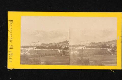 RECORD DATE NOT STATED  M. Ã Paris Annecy: panoramic view. Albumin paper, .. Stockfoto's