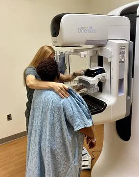 RECORD DATE NOT STATED The MACH mammogram clinic has moved beyond the unco... Stock Photos