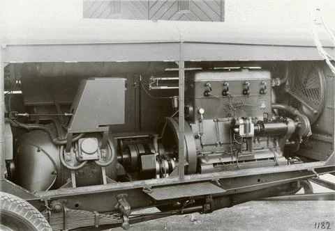 RECORD DATE NOT STATED Machine cart 23 kW, internal combustion engine, gen... Stock Photos