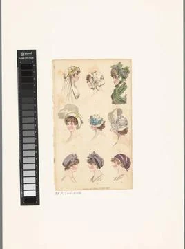 RECORD DATE NOT STATED  Magazine of Female Fashions of London and Paris, L... Foto stock