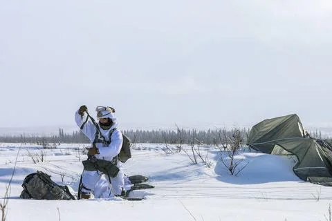 RECORD DATE NOT STATED Maj. Steve Sorrells, 1st Battalion, 501st Parachute... 스톡 사진