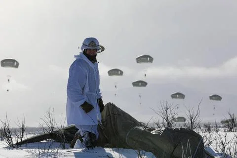 RECORD DATE NOT STATED Maj. Steve Sorrells, 1st Battalion, 501st Parachute... Foto stock
