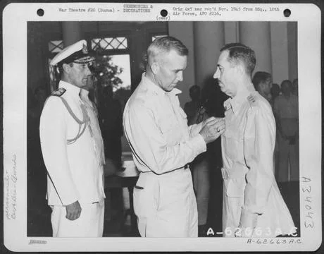 RECORD DATE NOT STATED Major General Howard C. Davidson, Commanding Genera... Stock Photos