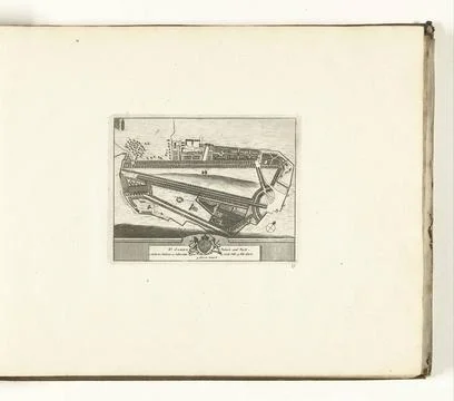 RECORD DATE NOT STATED  Map of St. James s Park and Palace, 1726, 1726 pri... Stock Photos