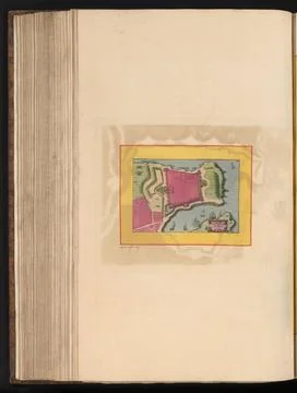 RECORD DATE NOT STATED  Map of the Castle of Brest, Anonymous, After Chris... Stock-Fotos