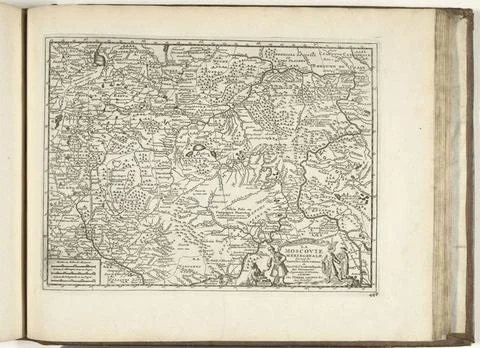 RECORD DATE NOT STATED  Map of Moskovia, 1726, 1726 print Map of Moskovia,... Fotos Stock